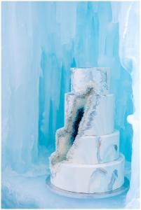 geode wedding cake